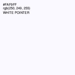 #FAF9FF - White Pointer Color Image